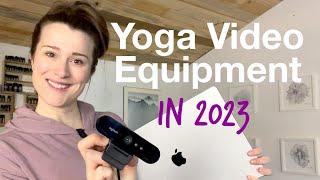 Recording equipment for online yoga teaching in 2023 – camera microphone lighting