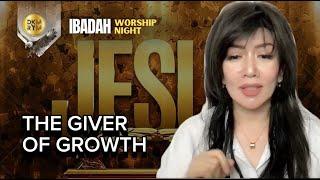 THE GIVER OF GROWTH  WORSHIP NIGHT SETIAP SELASA 19.0 WIB  PS DEBORA KRISATANTO