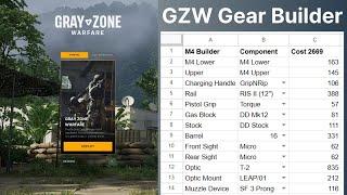 Gray Zone Warfare Loadout Builder
