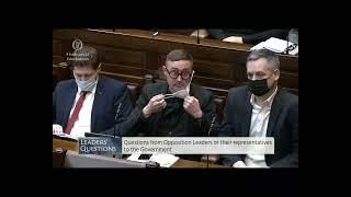 SFs Eoin Ó Broin accuses Taoiseach of lying to the Dáil