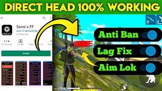 HEADSHOT AND GFX TOOL FOR FREE FIRE  Free Fire headshot gfx tool  Sensi x FF  free fire lag fix