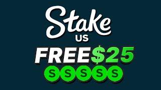 STAKE US FREE $25 STAKE CASH + 250000 GOLD COINS  STAKE US  PROMO CODE