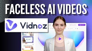How To Create Faceless Videos with Vidnoz AI Avatar