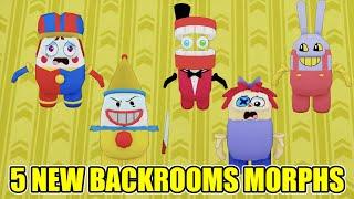 UPDATE 465 New backrooms morphs Roblox How to get all morphs? Among us Digital circus morphs.