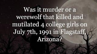 A Werewolf or Murder? ScaryHorror stories.