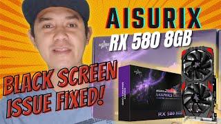 SOLVED RX 580 Black Screen while gaming  AISURIX RX 580 Shopee  RX580 Gameplay