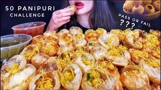 50 PANI PURI GOLGAPPA EATING CHALLENGE  INDIAN STREET FOOD  ASMR MUKBANG #shorts