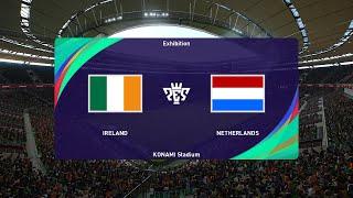 Ireland U19 vs Netherlands U19 21072024 UEFA U19 Euro 2024 PES 2021