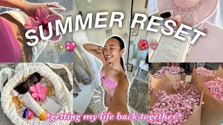 SUMMER RESET  getting my life back together after traveling