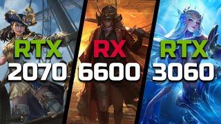 RTX 2070 vs RX 6600 vs RTX 3060 - Test in 7 Games