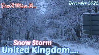 United Kingdom UK in Heavy Snow Strom December 2022.#balenoviansvlogs #balenovians #snowfall