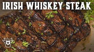 Irish Steak with Whiskey Marinade