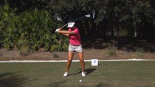 HEE YOUNG PARK 120fps SLOW MOTION DRIVER FACE-ON GOLF SWING 2015 CME CHAMPIONSHIP 1080p HD