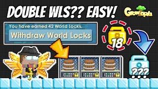 BEST WAY TO PROFIT WITH ONLY 18 WLS DOUBLE WLS EASY - GROWTOPIA HOW TO PROFIT 2020