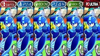 Mega Man 11  Nintendo Switch vs PS4 vs Xbox One vs PS4 Pro vs Series SX vs PC Ultra  Comparison