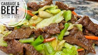 Cabbage And Beef Stir Fry  Tender And Juicy Beef And Vegetable Stir Fry Without Oyster Sauce