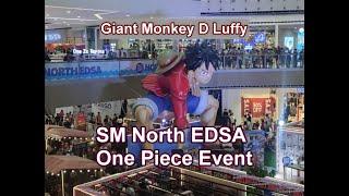 SM North EDSA One Piece event Giant Luffy