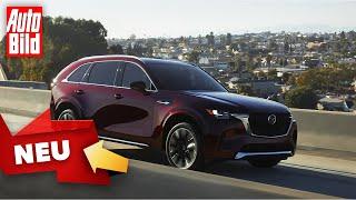 Mazda CX-90 2023  Hier gibt es Platz für bis zu acht Personen  Vorstellung mit Dennis Petermann