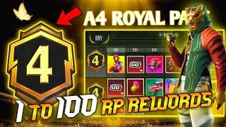 A4 Royal PASS  1 To 100 Rp  A4 ROYAL PASS PUBG MOBILE  PUBG A4 ROYAL PASS 