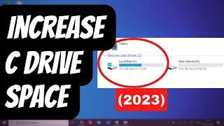 How To Extend C Drive In Windows 1110