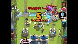 Defend Pake 5 Princess di 2v2 Double Elixir Draft Challenge - Clash Royale - Indonesia #2