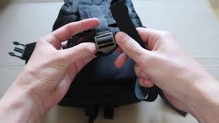 Затягивание лямок завязать на рюкзаке с металлической пряжкой