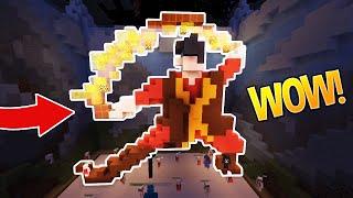 LEGENDARY FIRE BENDER Minecraft Build Battle