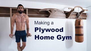 Plywood Home Gym  DIY Fitness Equipment