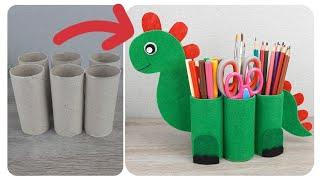 Cheerful STAND for Pens and Pencils from Paper Sleeves