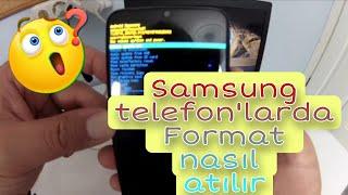 Samsung telefonlarda format nasıl atılır   2022