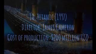Top 10 Most Expensive Movies Ever Made