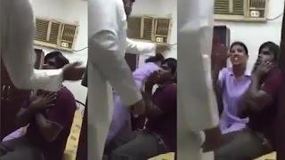 Saudi man beat Indian driver in front of his wife watch video   वनइंडिया हिन्दी