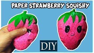 Diy Paper Squishy - Strawberry squishy - Toy Gift Tv