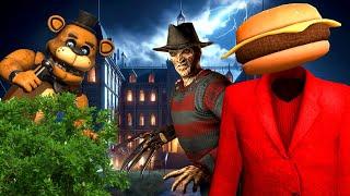 We Played Hide and Seek with SCARY MONSTERS in an Asylum in Gmod Garrys Mod
