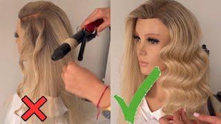 What are you doing WRONG? Curling iron Hollywood waves hacks