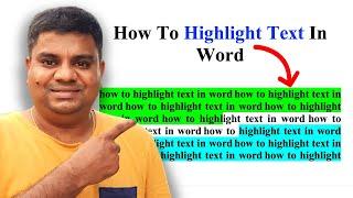 How To Highlight Text In Word  Microsoft 