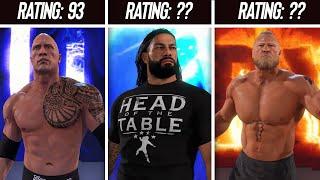 Top 10 Overpowered Highest Rated Wrestlers In WWE 2K22