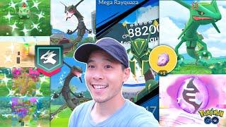 SHINY MEGA Rayquaza Elite RAID Day How REALLY Was THIS Event? Worth The Hype Or Ruined Pokémon GO