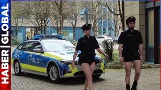 Alman Polisi Soyundu Dünya Bu Görüntüleri Konuşuyor