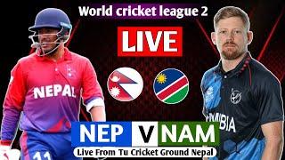 NEPAL VS NAMIBIA WORLD CRICKET LEAGUE 2 LIVE MATCH  NEP VS NAM ODI LIVE MATCH