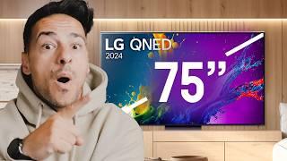 Wie groß muss ein guter 4K Fernseher sein?  LG QNED86 75 Zoll TV