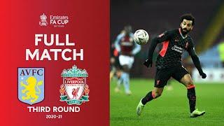 FULL MATCH  Aston Villa v Liverpool  Emirates FA Cup Third Round 2020-21