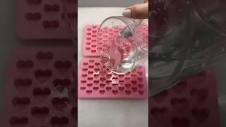 Ice refill pt. 2 #pink #viral #relaxing #icecube #iceasmr #restockasmr #organize #kitchen #heart