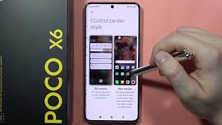 POCO X6 Change Control Center Style - Bring Back Old MIUI Control Center #howtodevices