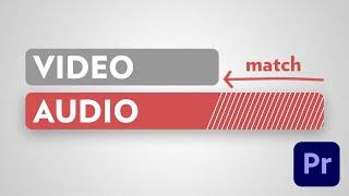 Match Music Length to Video Duration  Premiere Pro