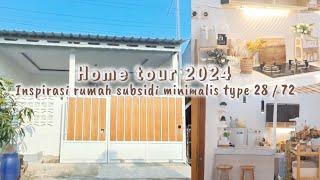 HOUSE TOUR 2024. INSPIRASI RUMAH SUBSIDI AESTHETIC TYPE 2872