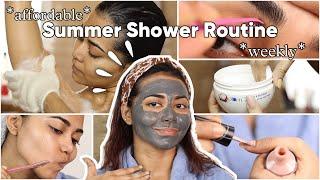 Relaxing Affordable Summer Shower  Routine….
