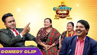 Suman Karki As Rishi Dhamala  Krishna Kandel and Indreni Team  Comedy Clip