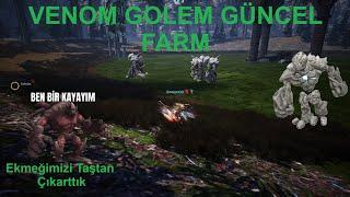 Rise Online Güncel Venom Golem Farm  Ekmeğimizi Taştan Çıkarttık