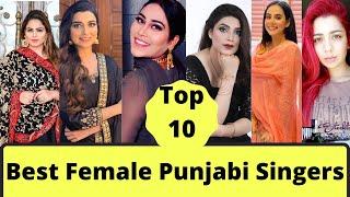 Top 10 Female Punjabi Singers  Most Beautiful Female Punjabi Singers of 2021 Gurlez Akhter Kaur B